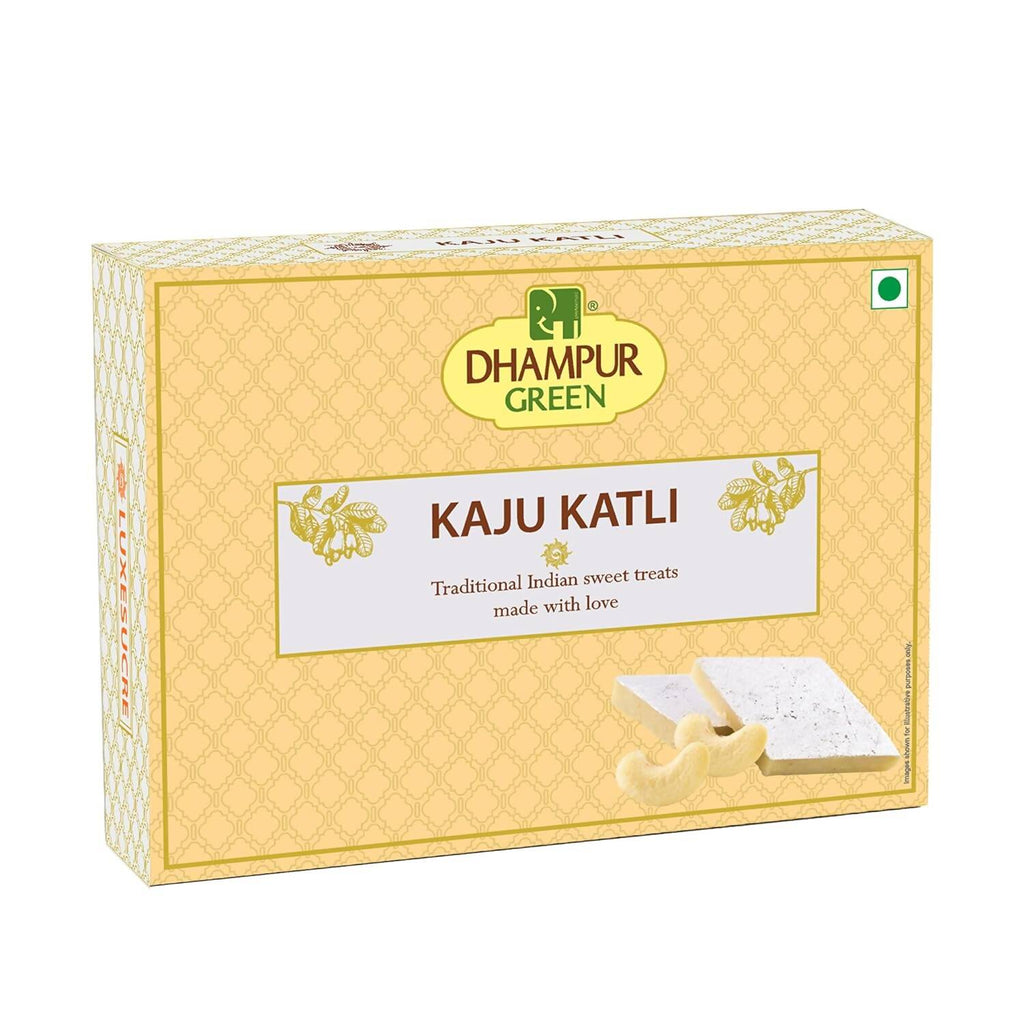 Dhampur Green Kaju Katli | Grocsy