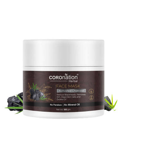 Coronation Herbal Activated Charcoal Face Mask | Grocsy