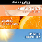 Maybelline New York Fit Me Fit Me Fresh Tint With SPF 50 & Vitamin C Foundation - Shade 05 | Grocsy