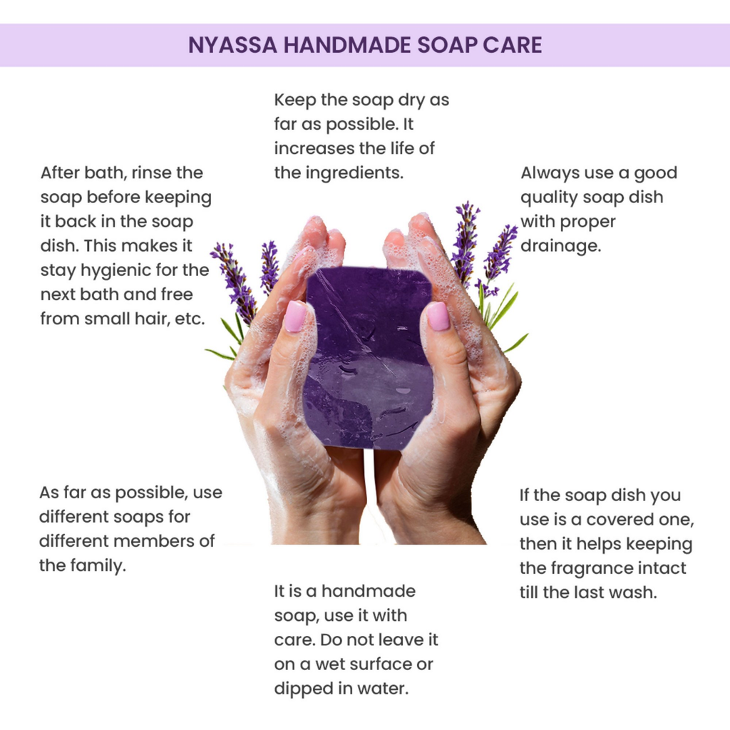 Nyassa Luxurious French Lavender Handmade Soap | Grocsy