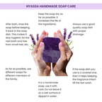 Nyassa Luxurious French Lavender Handmade Soap | Grocsy
