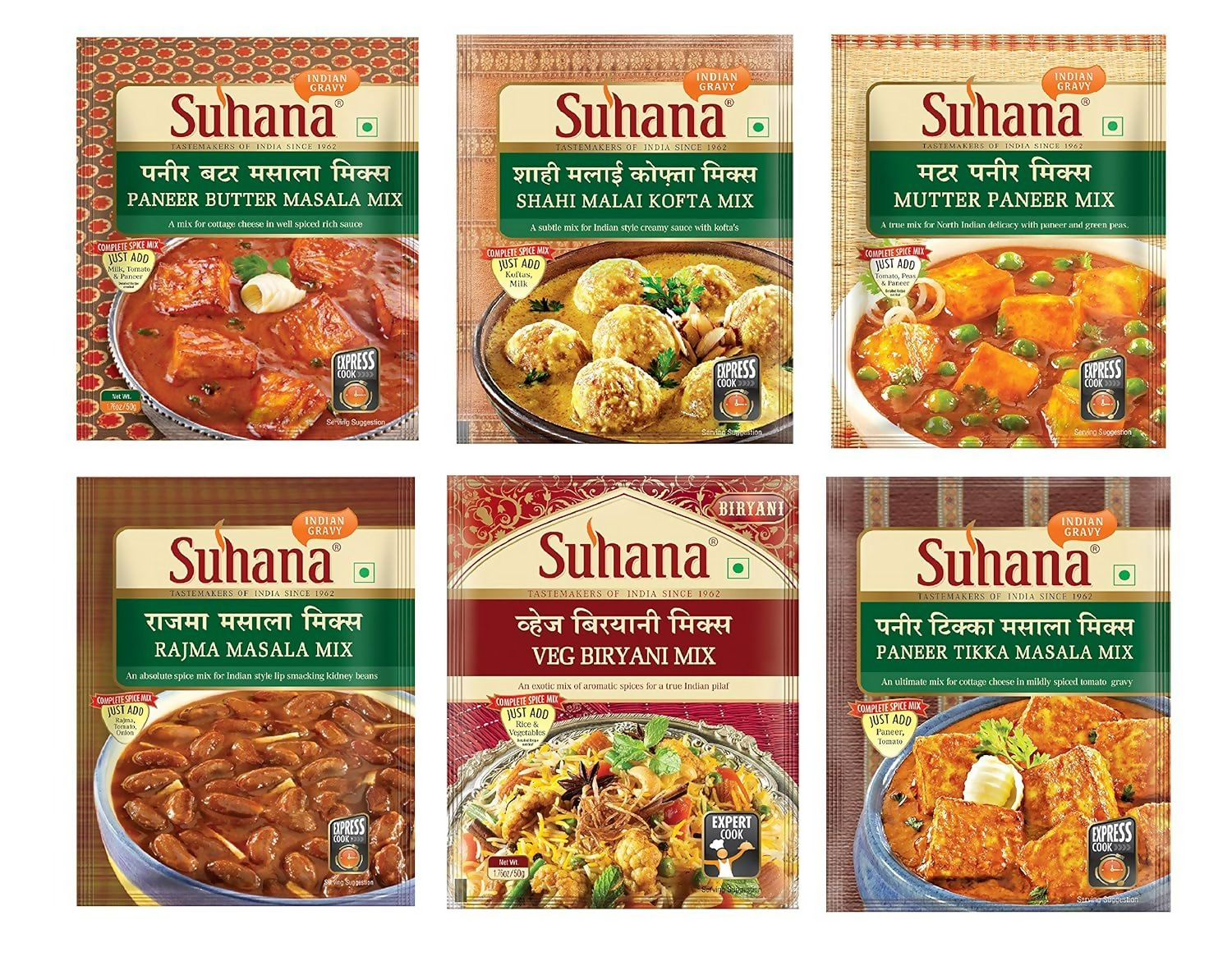 Suhana Veg Spice Mixes | Grocsy