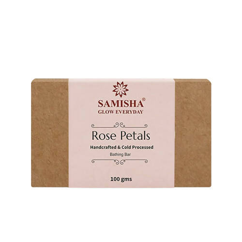 Samisha Organic Rose Petals Anti Aging Bathing Bar | Grocsy