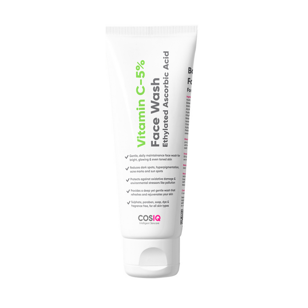 Cos-IQ Vitamin C-5% Brightening and Glow Face Wash | Grocsy
