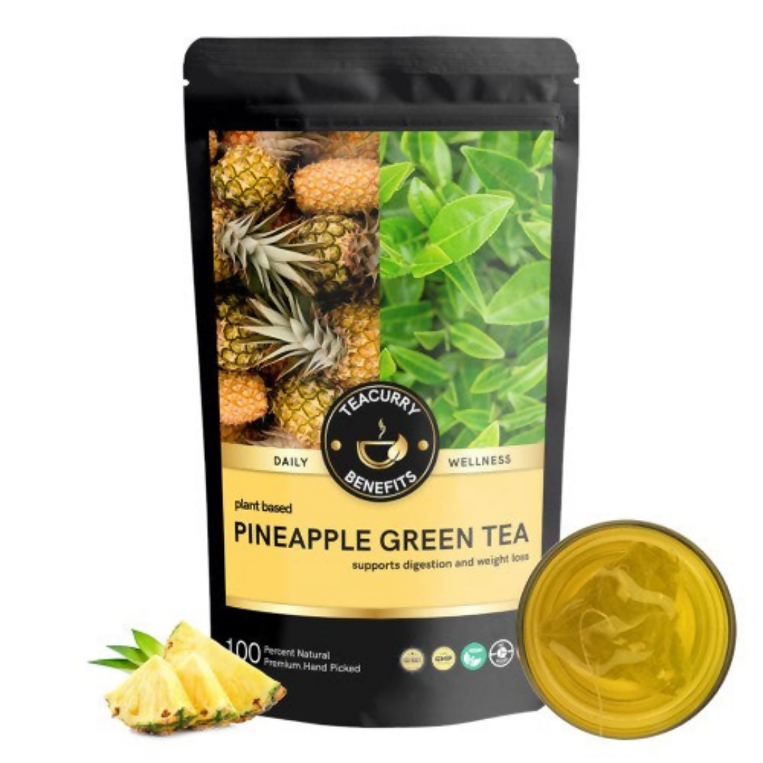 Teacurry Pineapple Green Loose Tea | Grocsy
