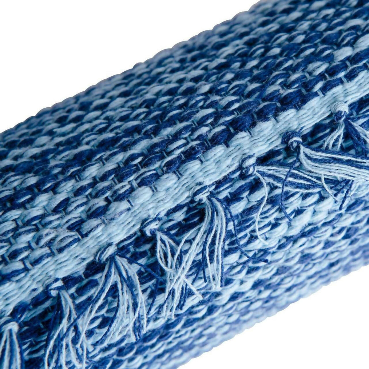 Karpasa London Handmade Yoga Mat Blue Organic Cotton | Grocsy
