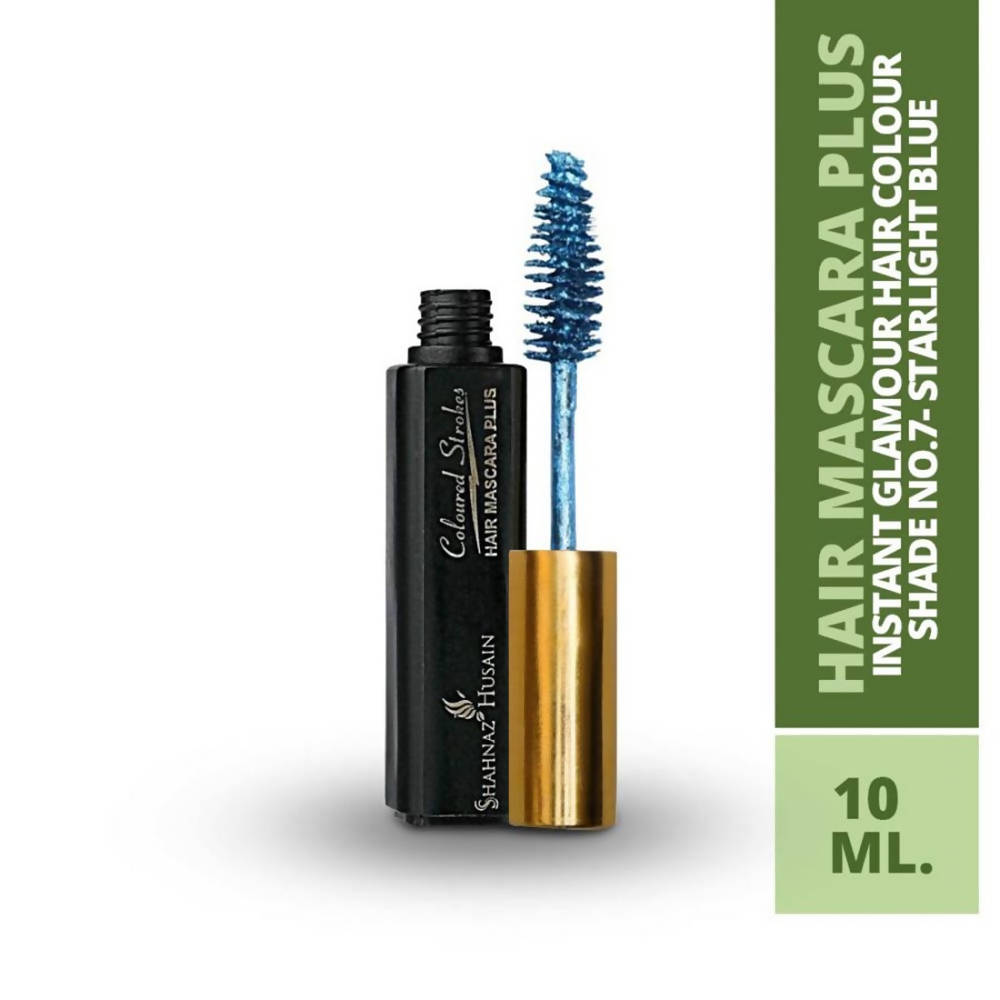 Shahnaz Husain Hair Mascara Plus Shade No.7 - Starlight Blue | Grocsy