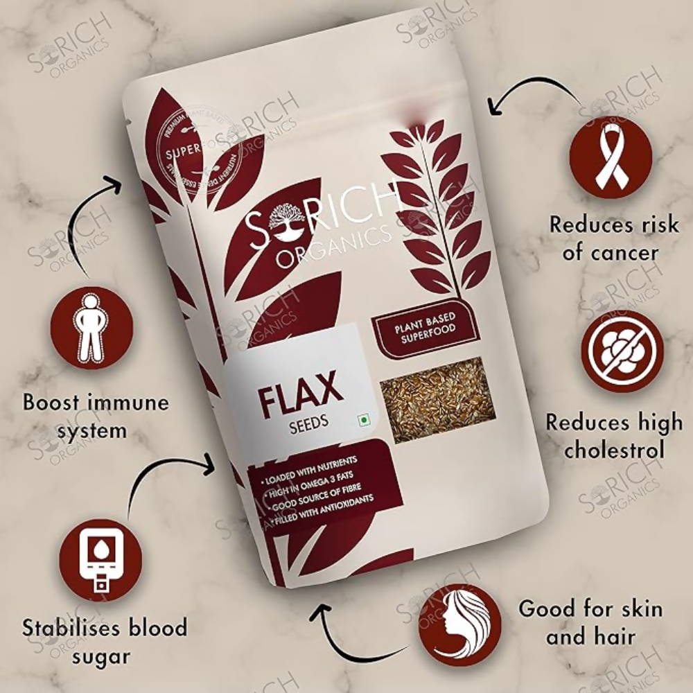 Sorich Organics Raw Chia Seeds and Flax Seeds | Grocsy