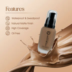 Colors Queen Ultra Definition Liquid Foundation - Caramel | Grocsy
