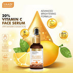 Vaadi Herbals 20% Vitamin C Face Serum With Advanced Brightening Formula | Grocsy