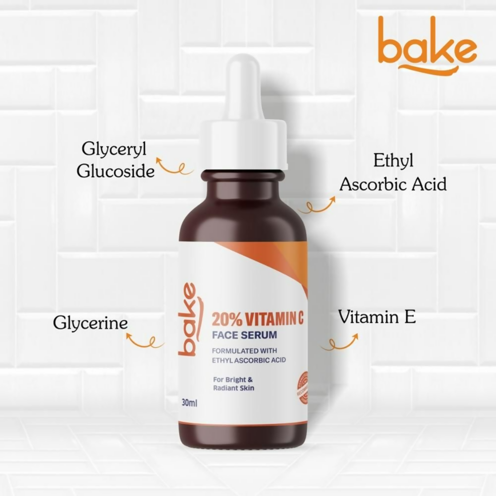 Bake 20% Vitamin C Face Serum With Ethyl Ascorbic Acid | Grocsy