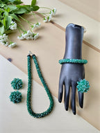 Inhanns Rangshine 4-In-1 Crystal Glam Set - Handmade - Sea Green | Grocsy