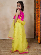 Joban Fashion Girl's Pink Color Lehenga Choli | Grocsy
