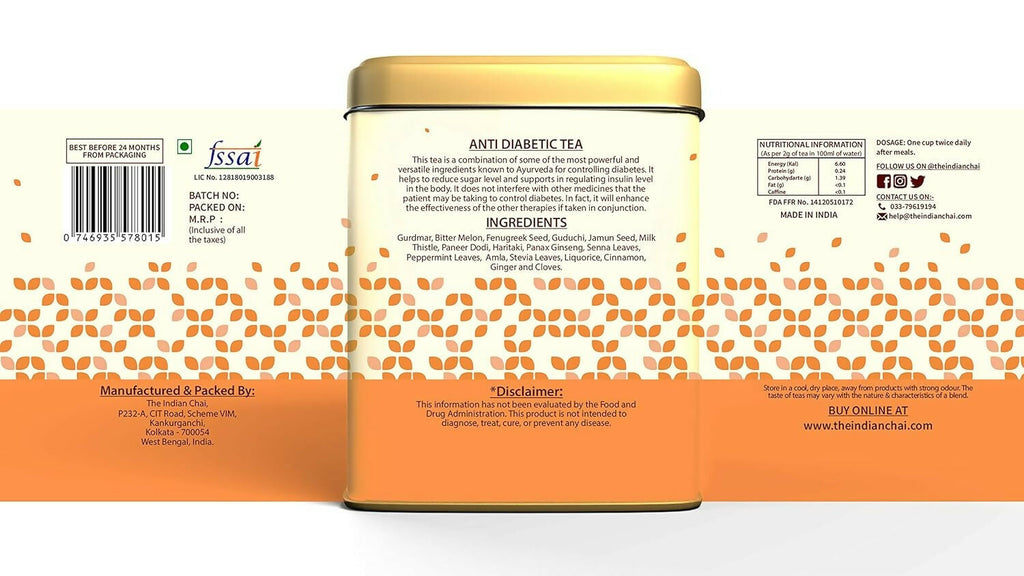 The Indian Chai - Anti Diabetic Tea | Grocsy