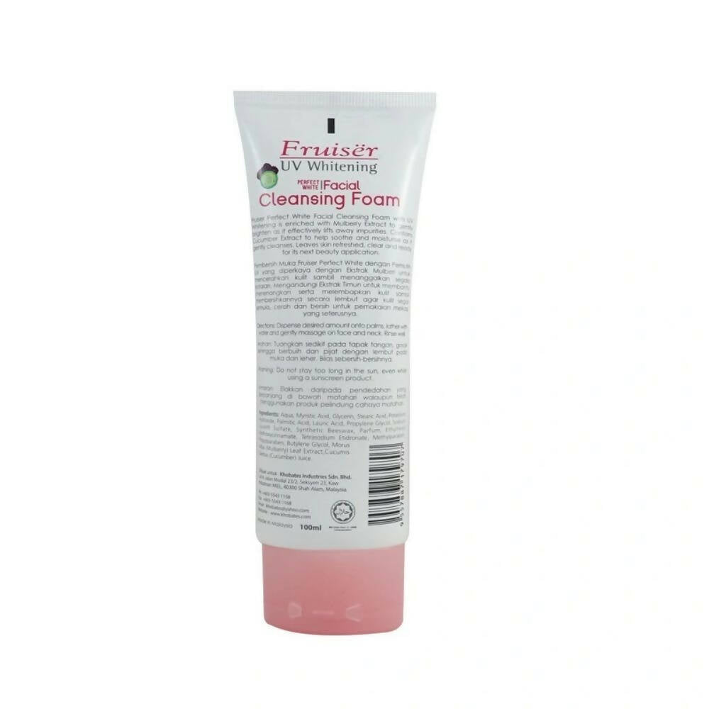 Fruiser UV Whitening Perfect White Facial Cleansing Foam | Grocsy