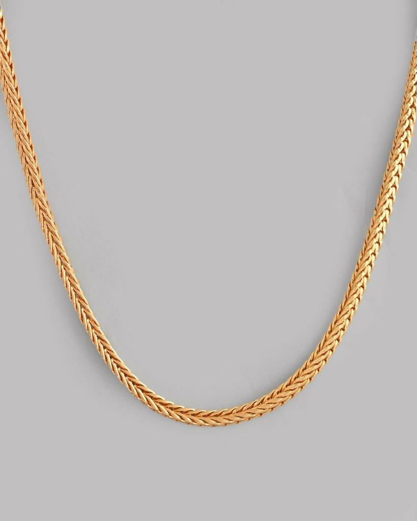 VOJ Gold-Polished Thick Snake Chain | Grocsy