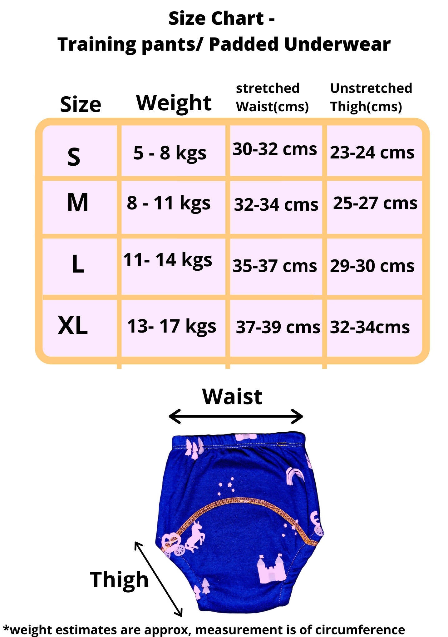 Kindermum Cotton Padded Pull Up Training Pants/ Padded Underwear For Kids Rugby Sparrow-Set of 2 Pcs | Grocsy