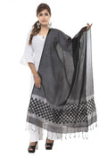 Mominos Fashion Black Buta Cut Dupatta | Grocsy
