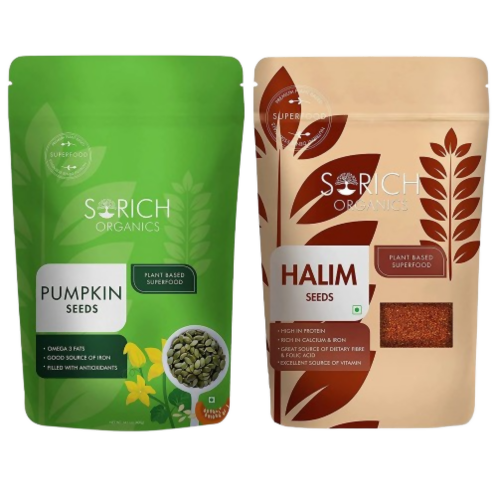 Sorich Organics Pumpkin Seeds and Halim Seed | Grocsy