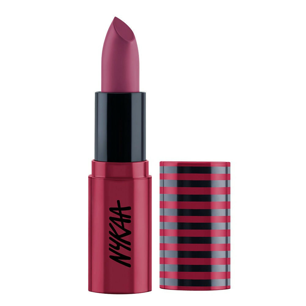 Nykaa So Creme Creamy Matte Lipstick - Plum Luck | Grocsy