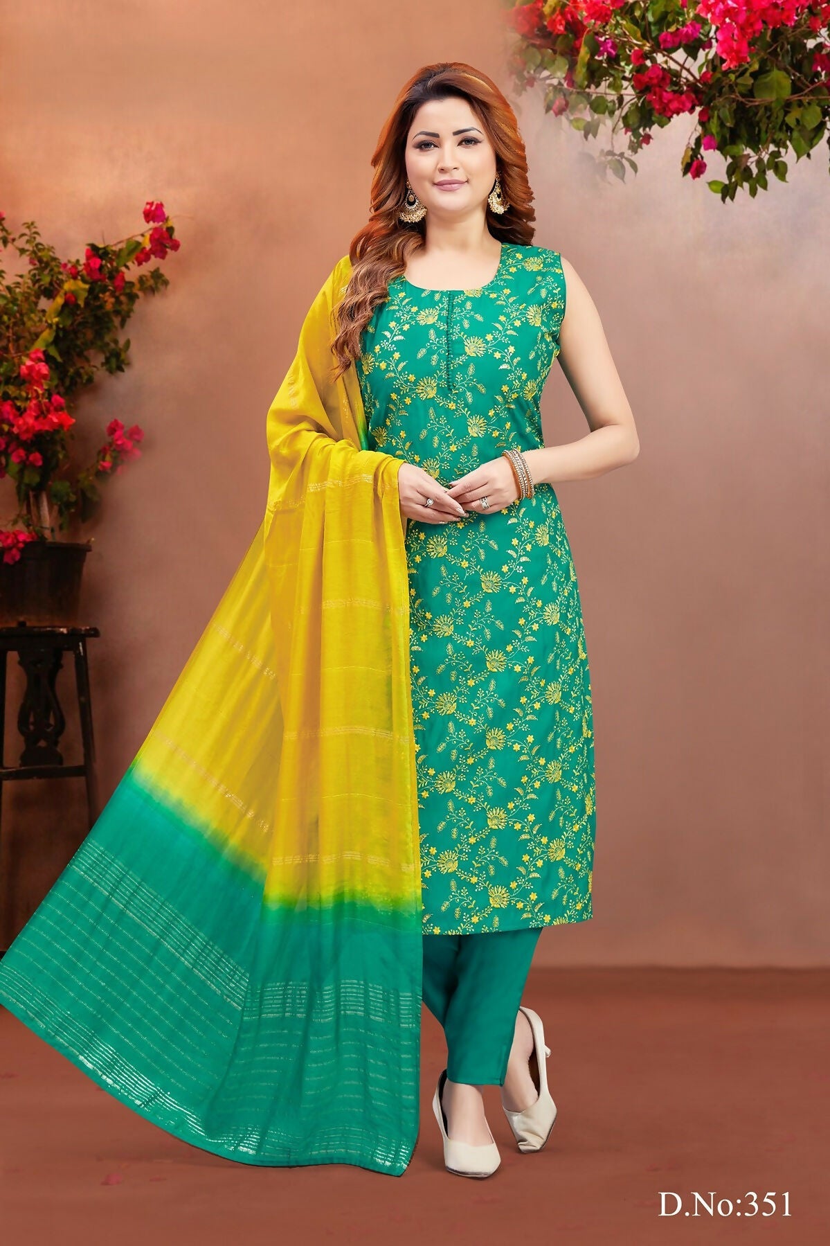 Joban Fashion Women Soft Silk Rama Round Neck Emroidery Kurta Set | Grocsy