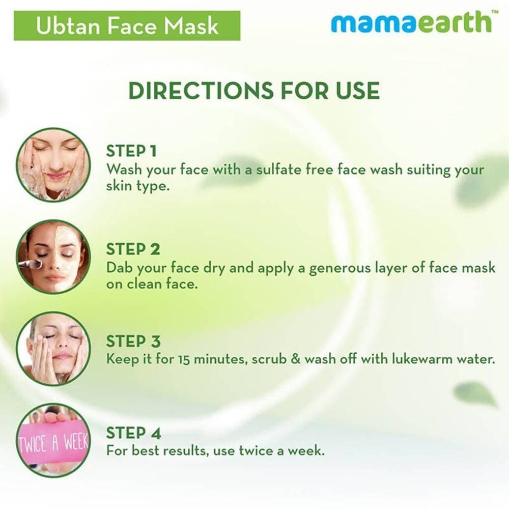 Mamaearth Ubtan Face Mask | Grocsy