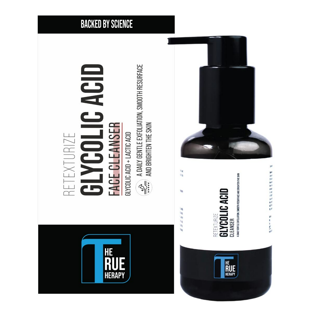 The True Therapy Retexturize Glycolic Acid Face Wash | Grocsy
