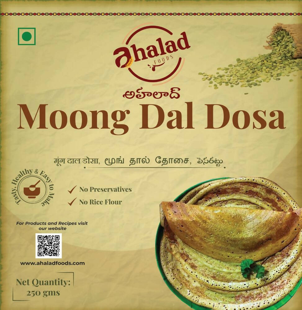 Ahalad Foods Moong Dal Dosa Mix | Grocsy