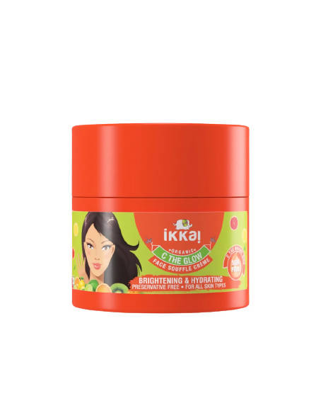 Ikkai Organic C The Glow Face Souffle Creme Brightening & Hydrating | Grocsy