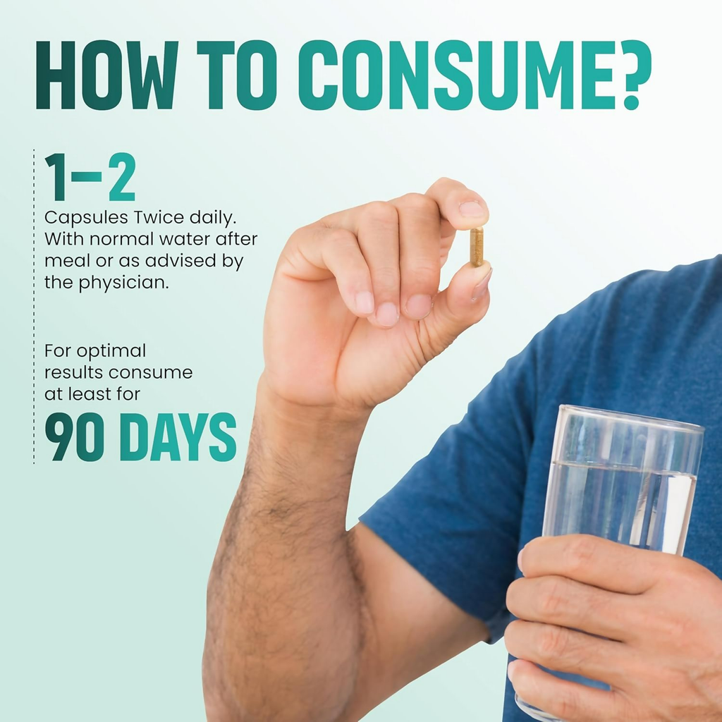 Life Aveda 100% Natural Ayurvedic Premium Prosta Care Capsule For Men's | Grocsy