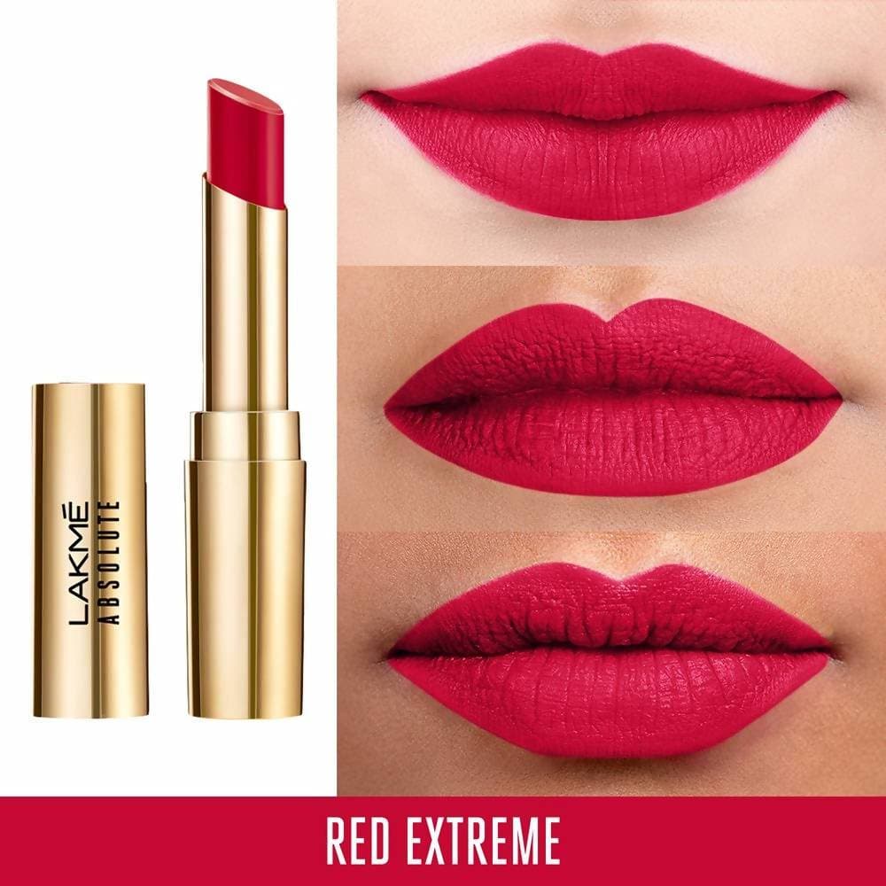 Lakme Absolute Matte Ultimate Lip Color with Argan Oil - Red Extreme | Grocsy