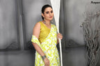Aayaa Designer Printed Georgette Saree - Multi Color | Grocsy