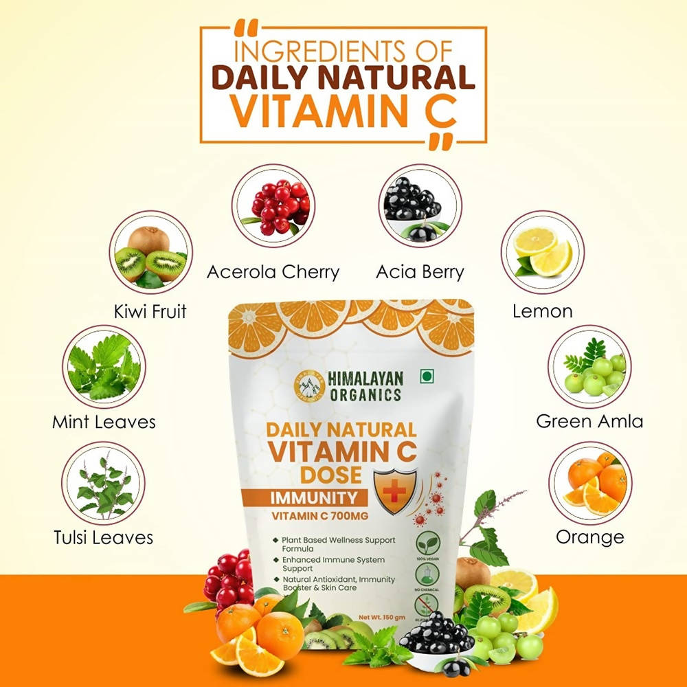 Himalayan Organics Daily Natural Vitamin C Dose Immunity + | Grocsy