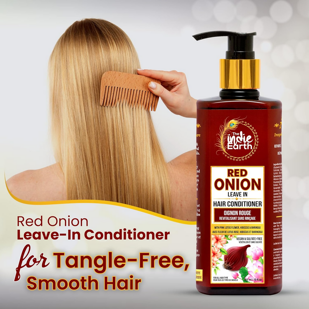 The Indie Earth Red Onion Leave-in Hair Conditioner | Grocsy