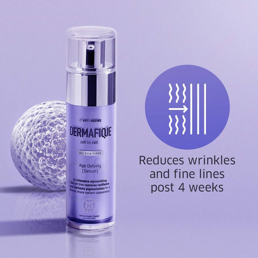 Dermafique Age Defying face serum moisturizer | Grocsy