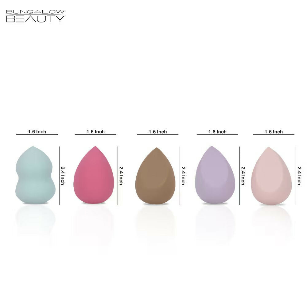BUNGALOW BEAUTY Makeup Blending Sponge - Pack of 5 | Grocsy