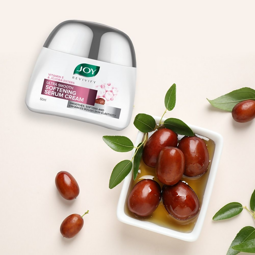 Joy Revivify Vitamin E & Jojoba Esters Ultra Smooth Softening Serum Cream | Grocsy