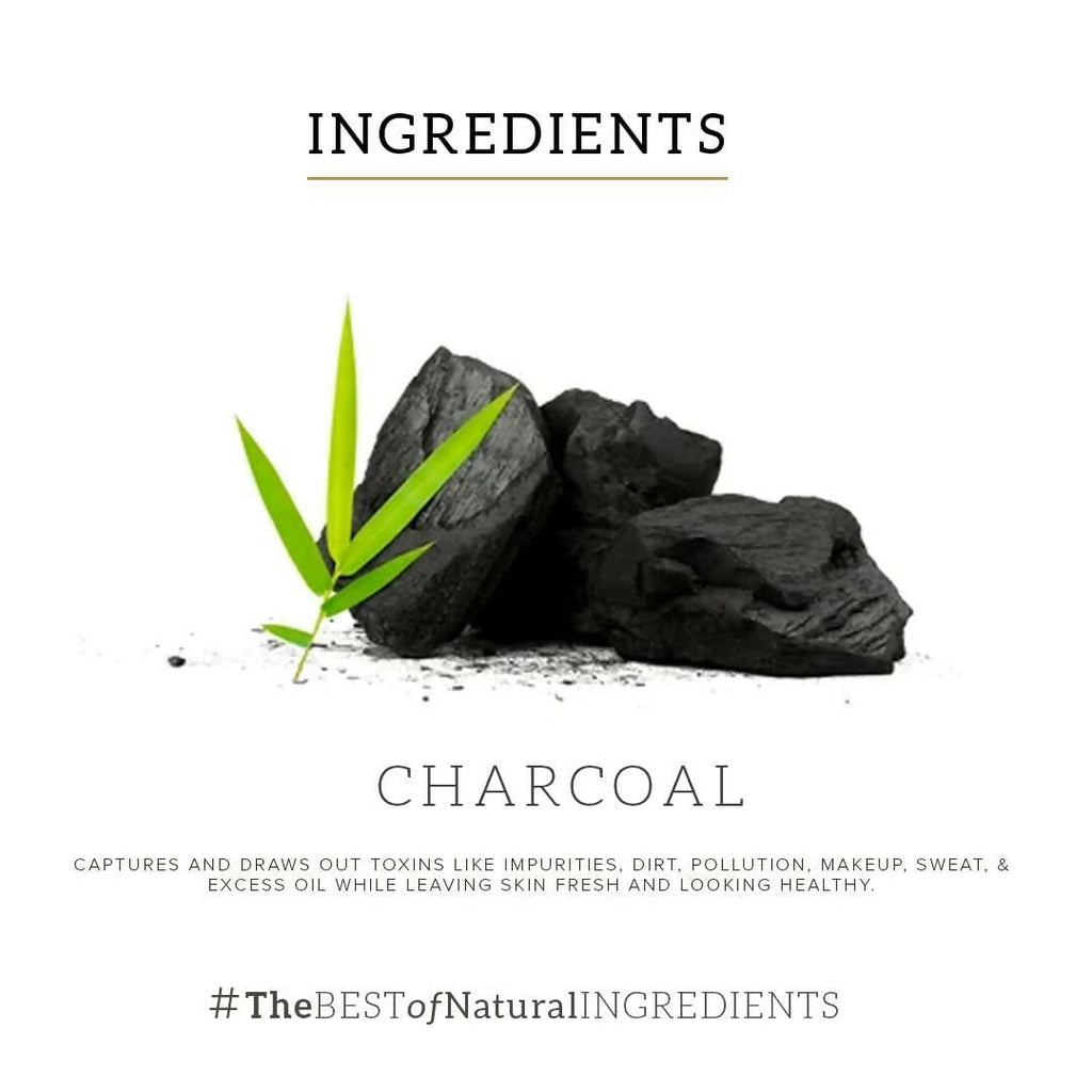 Khadi Natural Activated Bamboo Charcoal Foaming Face Wash With In- Built Face Brush | Grocsy
