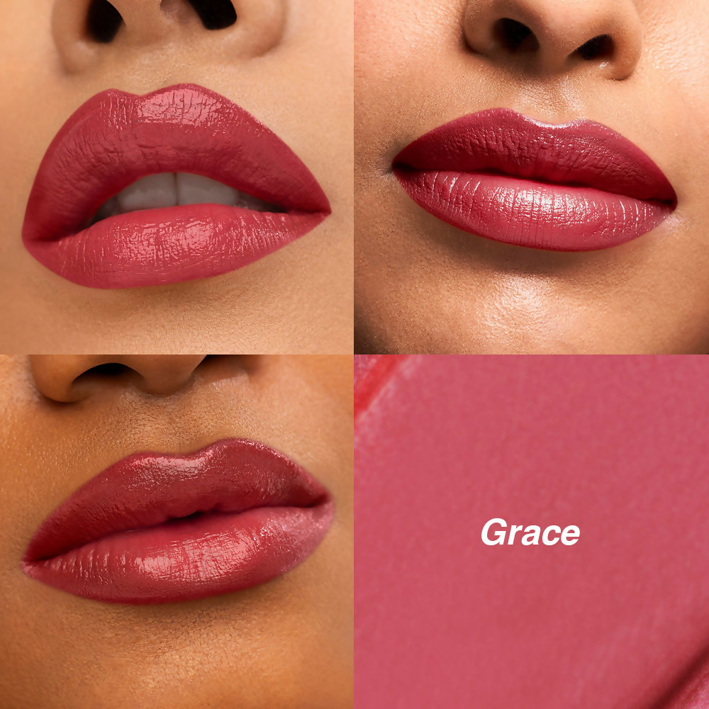 Kay Beauty Hydra Crème Hydrating Full Coverage Lipstick with Hyaluronic Acid- Grace | Grocsy
