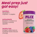 PLIX The Plant Fix Fit & Slim Smoothie Plant Protein Shake Powder - Strawberry | Grocsy