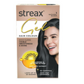 Streax Gel No Ammonia 100% Grey Coverage Hair Color - Natural Black | Grocsy