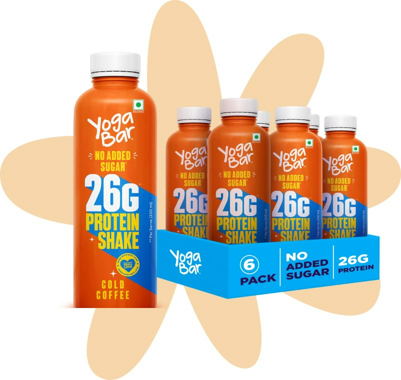 Yoga Bar 26g Protein Milk Shake (Cold Coffee) | Grocsy