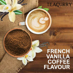 Teacurry French Vanilla Instant Coffee Powder - Arabica Freeze Dried Coffee for Instant Hot & Cold Coffee | Grocsy