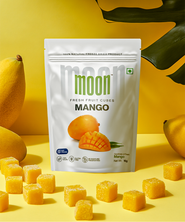Moon Freeze Dried Mango Cubes | Grocsy