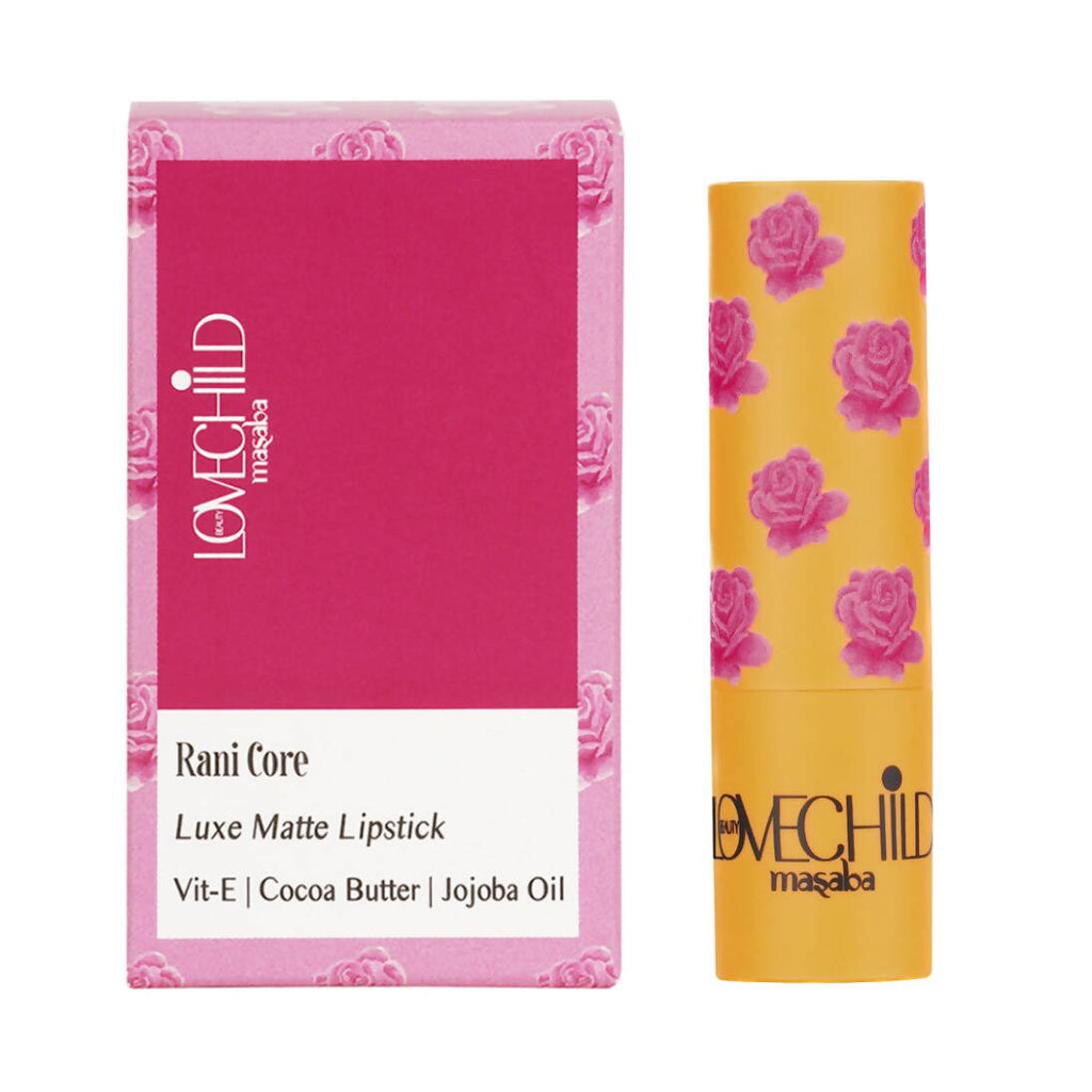 LoveChild By Masaba Gupta Rani Core Luxe Matte Lipstick - Pink Iris | Grocsy