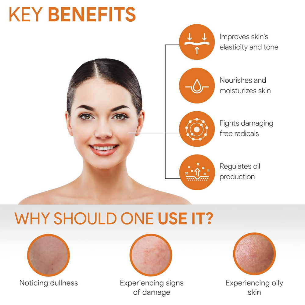 Good Vibes Orange Refreshing Face Gel | Grocsy
