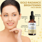 Globus Remedies Gold Radiance Anti Aging Face Serum, For Skin Lightening & Dark Spots Removal | Grocsy