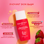Dot & Key Strawberry Dew Tinted Sunscreen SPF 50+ PA++++ - 02 Warm Ivory | Grocsy