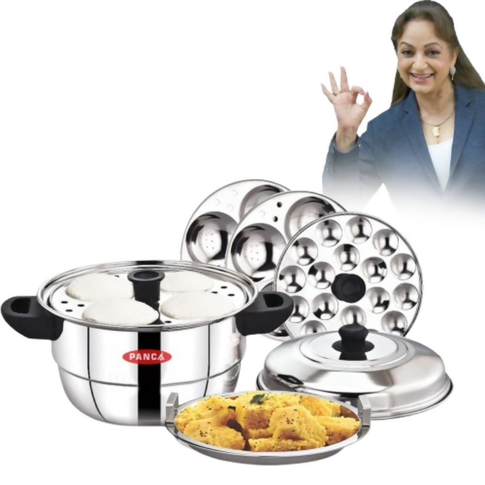 Panca Stainless Steel Idly Maker | Grocsy