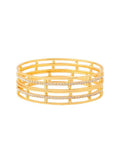 NVR Women Set of 2 Gold-Polished Traditional Bangles | Grocsy